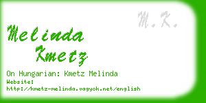 melinda kmetz business card